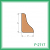 KODREFA Podlahová lišta 27 x 17 mm, smrek P2717 /2,5 m/ – cena za ks