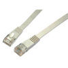 SOLARIX plochý patch kábel CAT5E UTP LSOH 2 m, sivý - Solarix C5E-111GY-2MB patch, cat5e, 2m, šedý