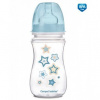 Canpol babies Fľaša sa širokým hrdlom Newborn baby 240ml modrá