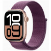 Apple Watch Series 10 GPS + Cellular 42mm Ružovo zlatý hliník so slivkovým prevliekacím remienkom
