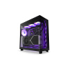 NZXT case H6 Flow RGB / 3x120 mm fan / tempered glass / mesh panel / black CC-H61FB-R1