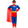 FunCo Detský kostým Svalnatý Superman 122-134 L
