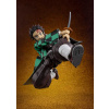 Bandai Tamashii Nations Demon Slayer: Kimetsu no Yaiba S.H.Figuarts akčná figúrka Tanjiro Kamado The Final Battle in the Infinity Castle 14 cm