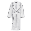 Karl Lagerfeld Kabátiky Trenchcoat KL EMBROIDERED LACE COAT Biela