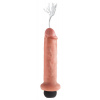 King Cock Squirting Cock 7 - realistické dildo s funkciou striekania (22cm)