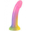 Silikonové dildo s přísavkou a třpytkami Dildolls Stargazer , Love to Love