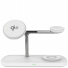 AppleKing t255 Qi2 3v1 magnetický bezdrôtový stojan pre iPhone / Apple Watch / AirPods - 15W - biely - možnosť vrátiť tovar ZADARMO do 30tich dní