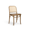 PAGED Classic A-8136 Seat Wood Back Mat Farba dreva: buk morený, Čalúnenie: dyha