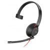 Plantronics Blackwire 5210 Monofonické Cez hlavu Čierna, Červená náhlavná súprava (207587-01)