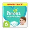 PAMPERS Active Baby 6 13-18 kg 128 ks