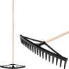 Longbow Hrable 18 zubé, plast, s násadou