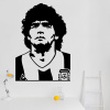 Veselá Stena Samolepka na stenu Diego Maradona Farba: čierna