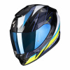 Moto přilba SCORPION EXO-1400 EVO AIR THELIOS černo/modro/neonově žlutá L