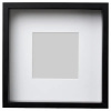 MASÍVNY RÁMIK NA FOTOGRAFIE OBRAZOV ČIERNY 25X25 cm IKEA SANNAHED