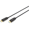 Digitus HDMI prepojovací kábel Zástrčka HDMI-A, Zástrčka HDMI-A 15.00 m čierna AK-330126-150-S 8K UHD, dvojžilový tienený HDMI kábel; AK-330126-150-S