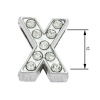Navliekacie písmenká X 12 mm