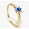 Krúžok gold 585 zafír, cubic Zirconia , MOŽNOSŤ (Krúžok gold 585 zafír, cubic Zirconia , MOŽNOSŤ)