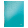 Poznámkový blok A4 linajkový Leitz WOW Modrá ľadová