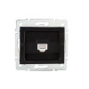 Kanlux LOGI Datová zásuvka RJ45Cat 5e - černá matná 33585