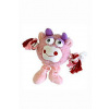 Hračka pes Monster Friend ružový plyš 21cm