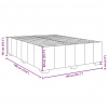 vidaXL Boxspring posteľ s matracom krémový 140x190 cm látka - Krémová - 206456-140076