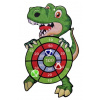 Terč s loptičkami Dino na suchý zips