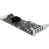 Delock USB-Adaptér - PCIe 2.0 x4 Low-Profile