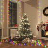 vidaXL Kompaktná LED reťaz, 1000 diód, farebná 25 m, PVC - Multicolour and dark green - 20846-221650