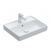 Villeroy & Boch Collaro Umývadlo 60x47 cm, s prepadom, otvor na batériu, alpská biela 4A336001