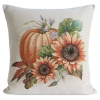EUROFIRANY EUROFIRANY GOBELÍNOVÁ DEKORAČNÁ OBLIEČKA NA VANKÚŠ PUMPKIN1 45X45 CM VZOROVANÁ