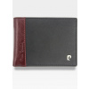 Pánska peňaženka Pierre Cardin Kožená horizontálna čierna Tilak30 8805 Nero/Rosso