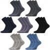 Společenské ponožky DIPOOL jeans melé 39-42 (26-28)
