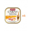 ANIMONDA Carny Pure & Mild kuracie a syrové mokré krmivo pre mačky 6x100g
