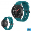 Silikónový remienok (šírka 22mm) – petrol – Samsung Gear S3 / Watch 46mm / Huawei Watch GT / Vantage M / Watch 3 45mm / GTR 47