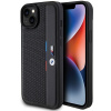 Puzdro BMW Perforated Tricolor Line pre iPhone 15 Plus / 14 Plus - čierne (Puzdro BMW Perforated Tricolor Line pre iPhone 15 Plus / 14 Plus - čierne)