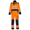 PORTWEST PW3 FR HVO FR509 / Nehorľavá kombinéza - HV oranžová/čierna S