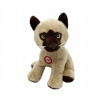 Teddies Mačka sediaca plyš so zvukom 15cm v sáčku 0+