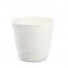 Hrniec Uniplastex Barok UDB18, plast, O 18 cm, biely
