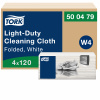 500479 Tork Light-Duty čistiace utierky 1 vrs., biele, 4 bal/krt