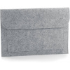 BAGBASE BG 726 / Plstená taška na notebook - grey melange 41,5 x28 cm