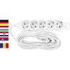 Strend Pro 2130009 Cable GERMAN socket GER DG-805B 5,00 m, 5 zásuvky, HU, RO, SRB, CRO