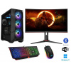 AMD RYZEN 5 9600X Hexa Core,DDR5 RAM 32GB,SSD 1TB,HDD 2TB,SAPPHIRE AMD Radeon RX 6500 XT OC 8GB,WiFi+Bluetooth,27