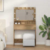 zahrada-XL Toaletný stolík dub artisan 79 x 41 x 135 cm Kompozitné drevo 865117