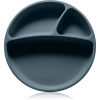Minikoioi Puzzle Plate Deep Blue delený tanier s prísavkou 1 ks