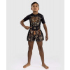 DĚTSKÉ Muay Thai šortky Venum Tiger - Black/Neon Orange Velikost: 10 years
