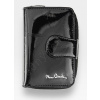 Pierre Cardin 02 LEAF 115 Dámska malá peňaženka Pivot Prírodná koža Black Leaves