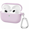 AppleKing silikónový obal s karabínou pre AirPods 3 - fialový - možnosť vrátiť tovar ZADARMO do 30tich dní