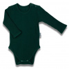 Dojčenské bavlnené body s bočným zapínaním Nicol Bambi Farba: Zelená, Veľkosť: 68 (4-6m)
