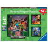 RAVENSBURGER Minecraft Biomes 3x49 dielov