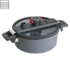 Titanový Polotlakový Kastrol Diamond Active Lite 24 cm na indukci - WOLL (Polotlakový Kastrol s nepřilnavým povrchem Diamond Active Lite 24 cm na indukci - WOLL)